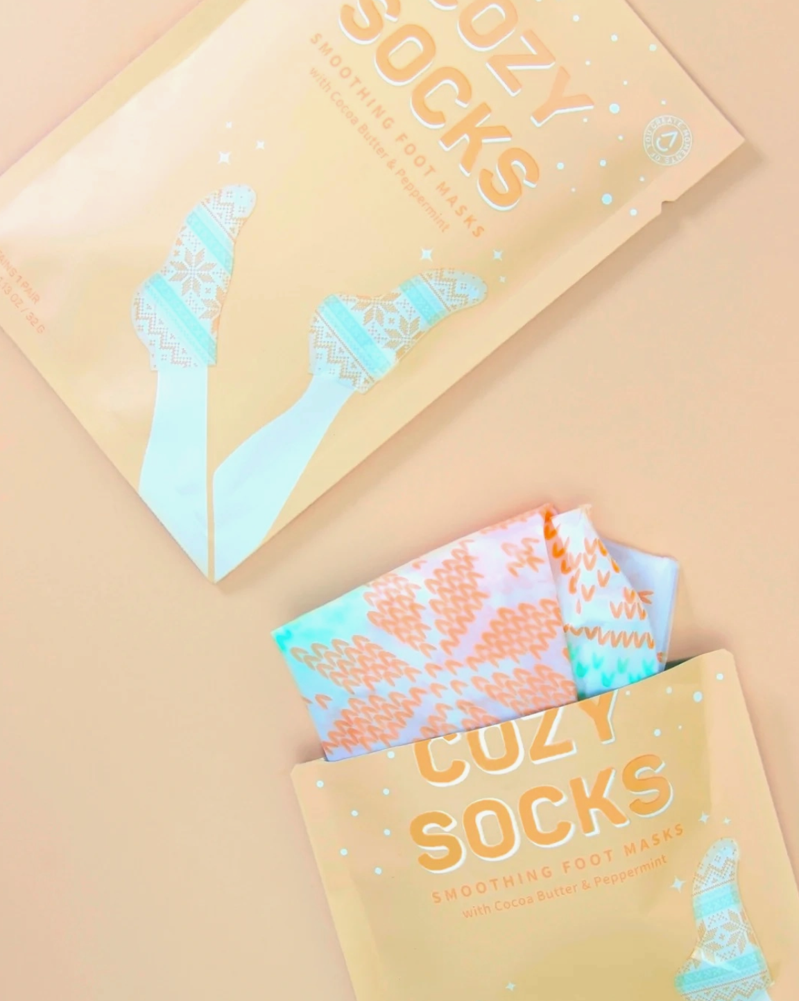 Cozy Socks Smoothing Foot Mask - 2 Pack