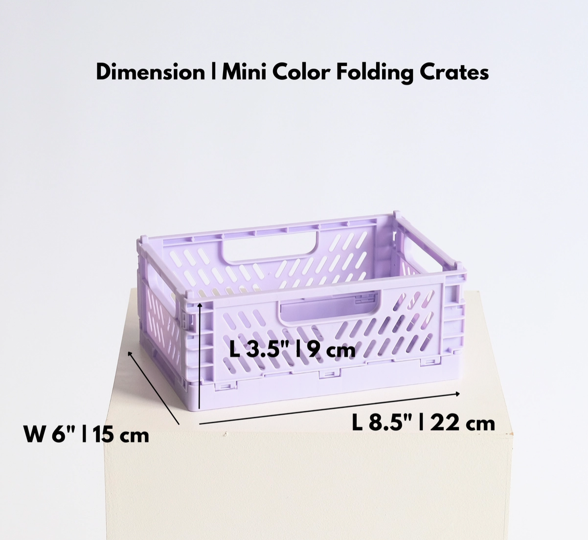 Mini Color Storage Crate