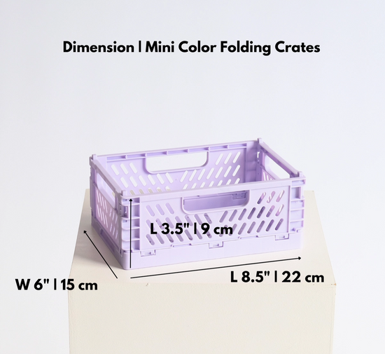 Mini Color Storage Crate