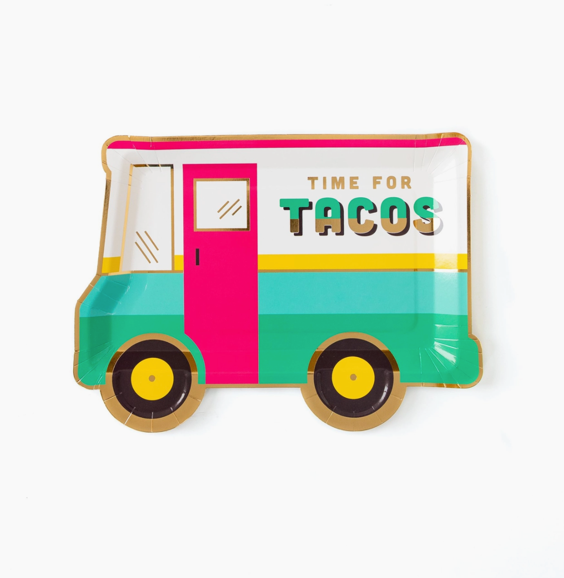 9" Taco Truck Shaped Plate