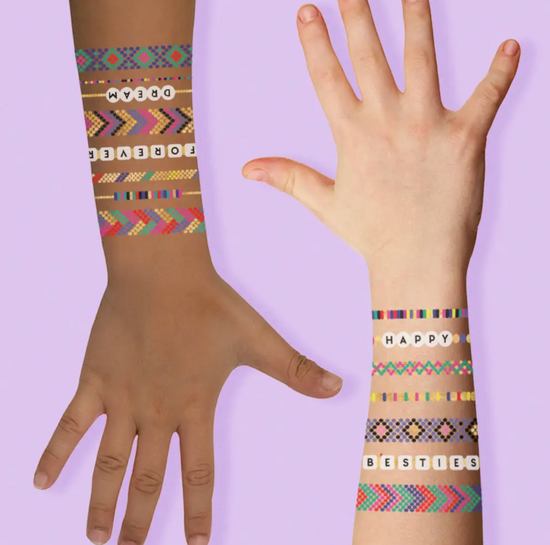 Best Friends Forever Temporary Tattoo Pack