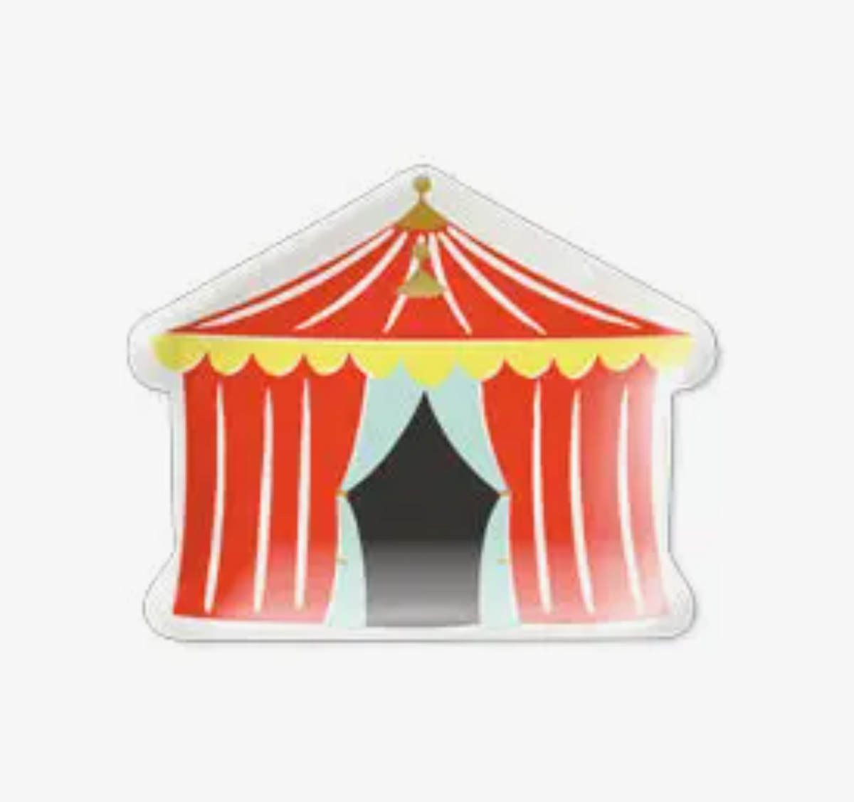 Carnival Tent Shaped Plate – Ivy & Bugz