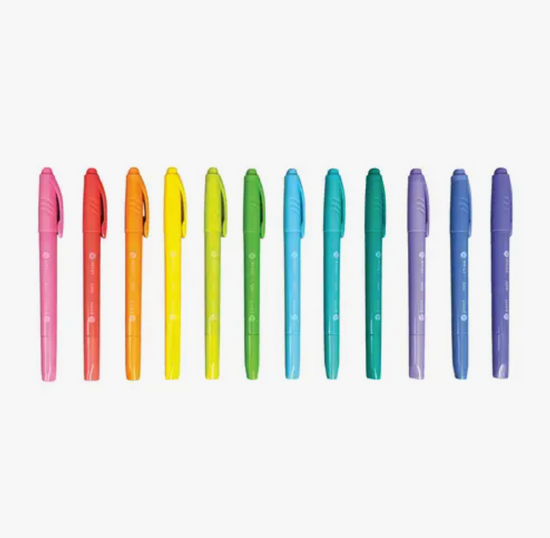 Pastel Hues Markers - Set of 12