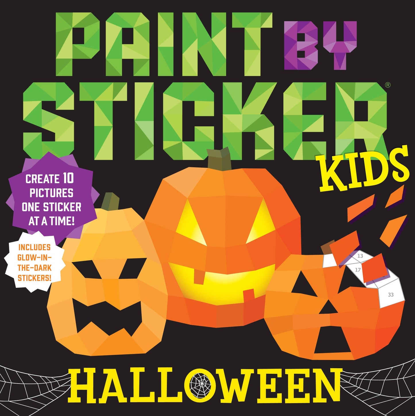 Paint by Sticker Kids: Halloween: Trade Paperback