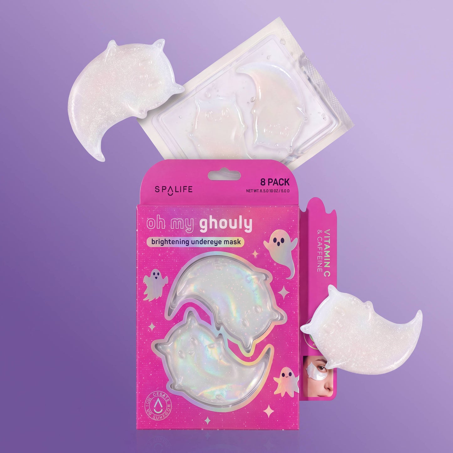 Halloween Oh My Ghouly Hydrogel Undereye Patches  | 8 Pack | Limited Edition