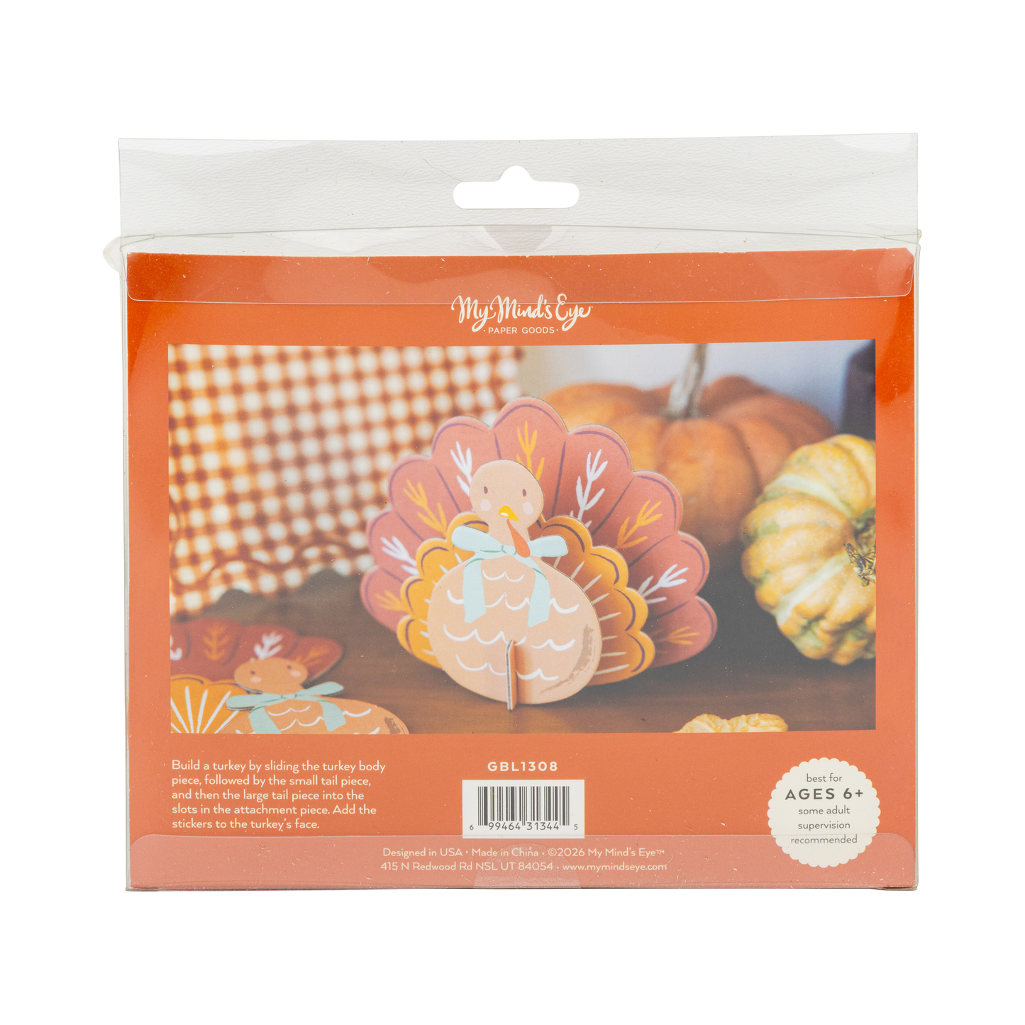 GBL1308 - Build a Turkey DIY Craft