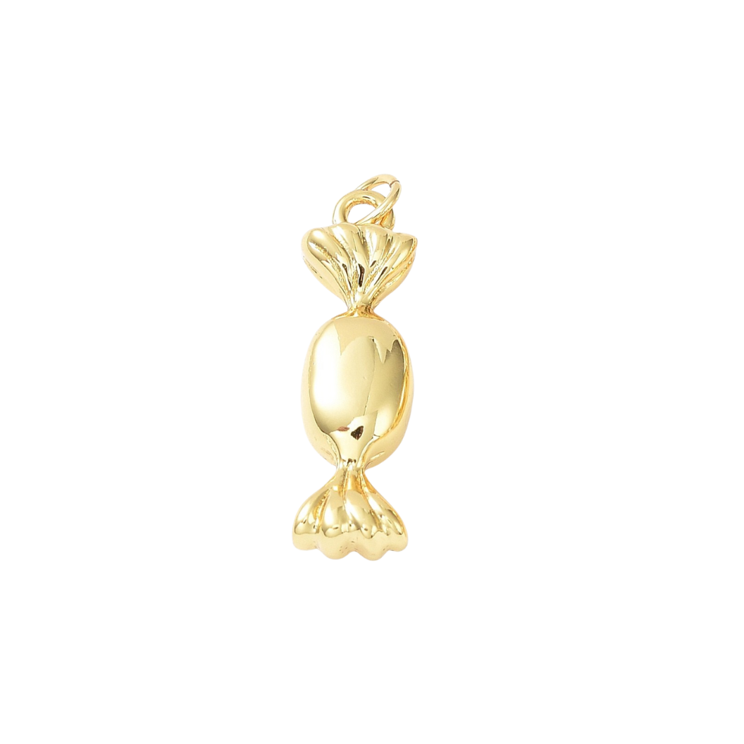 Gold Wrapped Candy Charm
