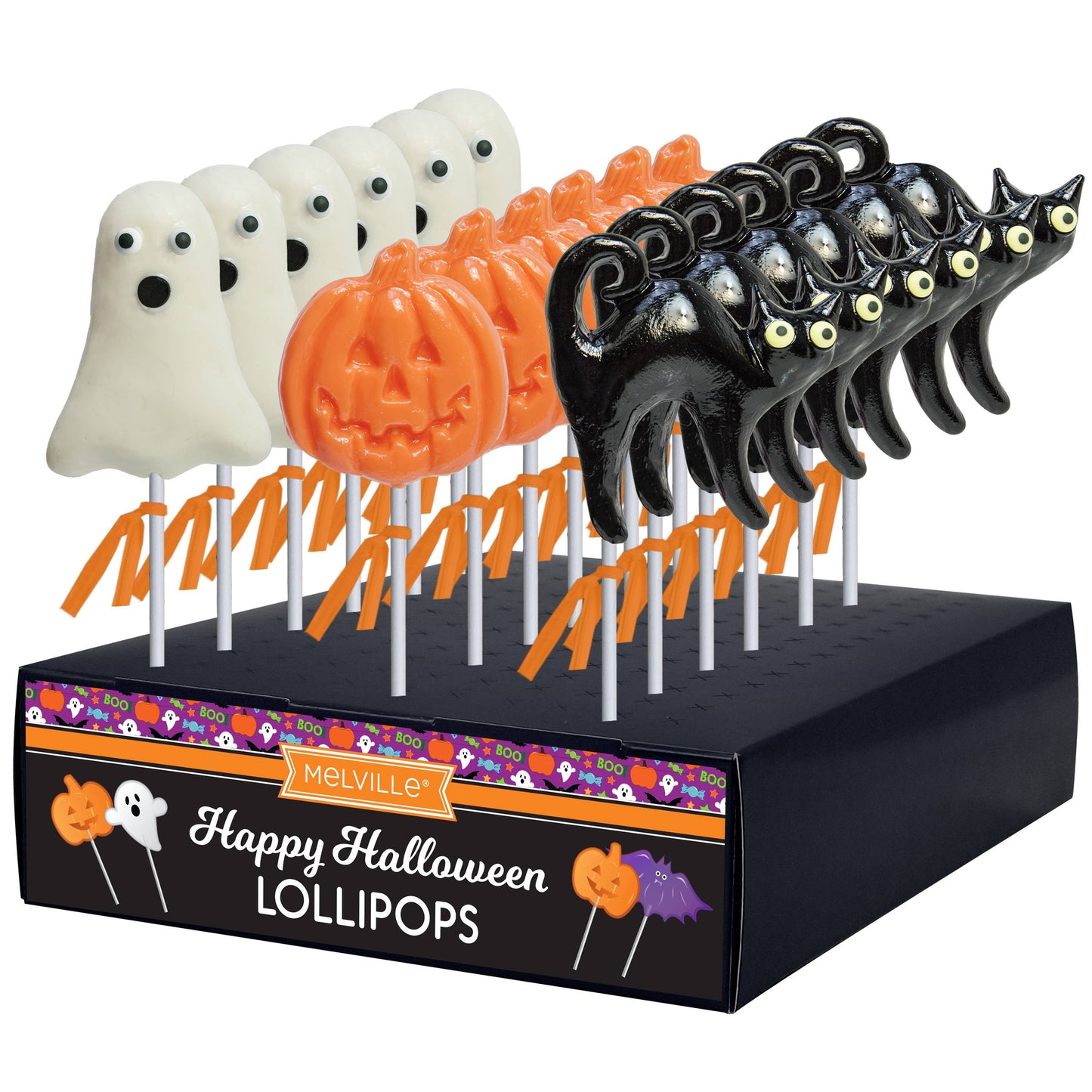 Spooky Halloween Assortment Lollipop Display, 24ct