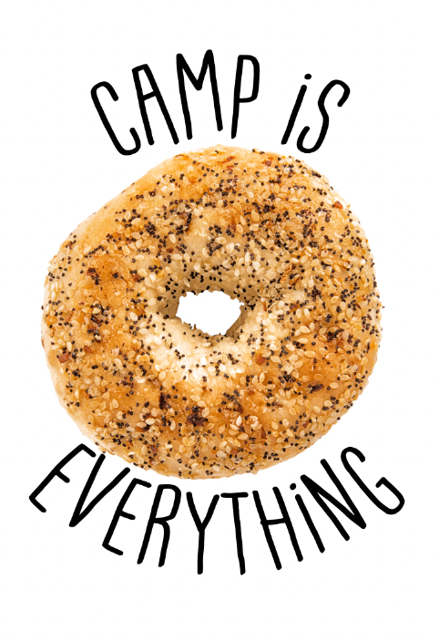 Camp Is Everything (Bagel) Greeting Card