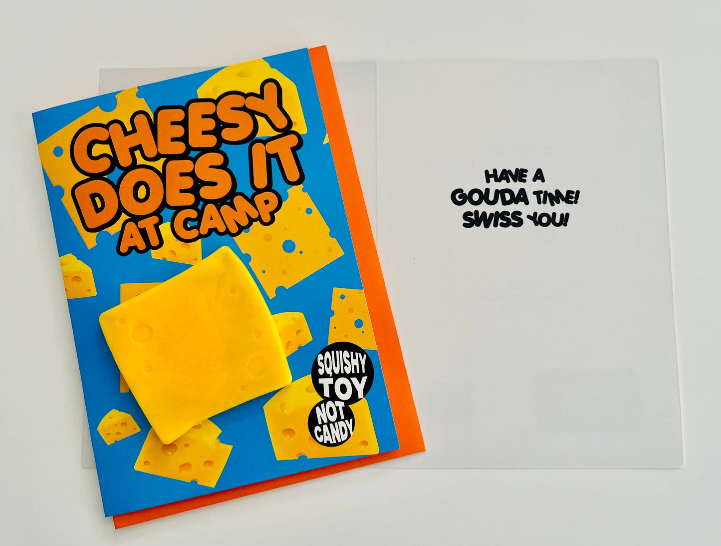 Cheesy Does It At Camp! (w/stretchy squishy cheese slice)