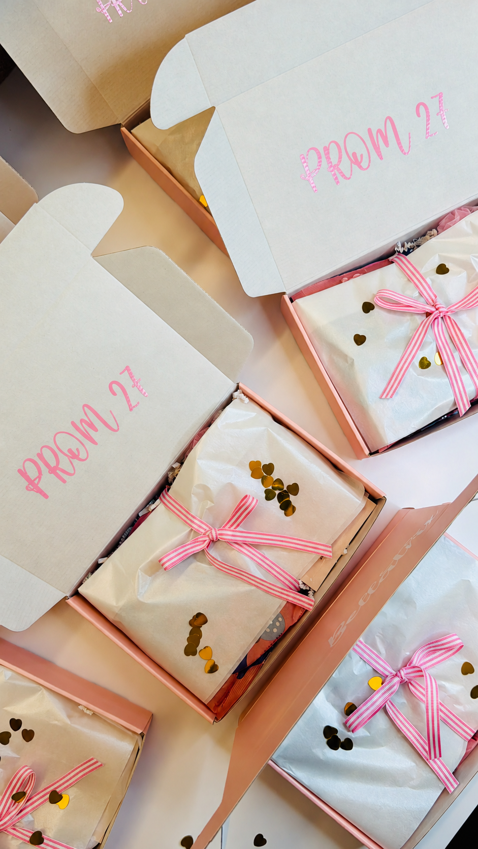 PRE-ORDER Personalized Prom GRWM Gift Box - Set of 6