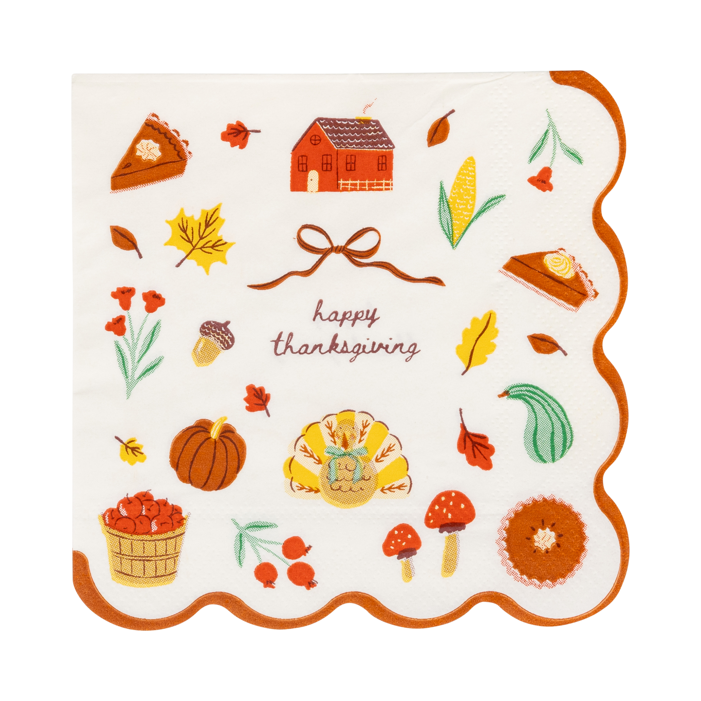 GBL1339 - Harvest Icons Cocktail Paper Napkins