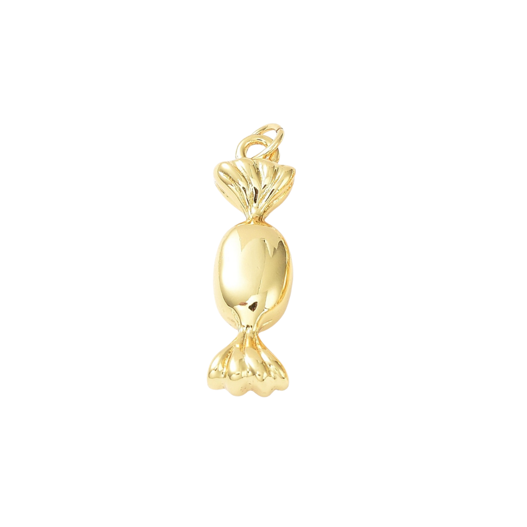 Gold Wrapped Candy Charm