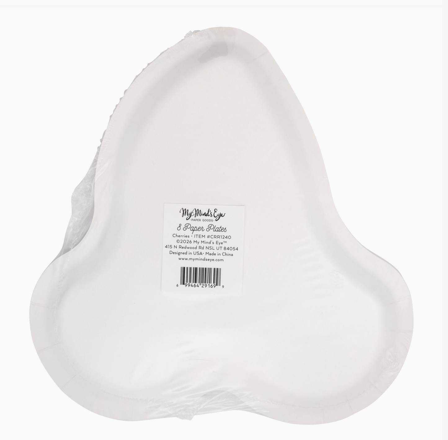 White plastic mold shaped like a nose on a white background
