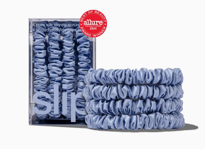 Cornflower Skinny Scrunchies