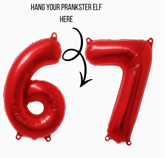 Elf 6 & 7 Red Prank Balloon Kit