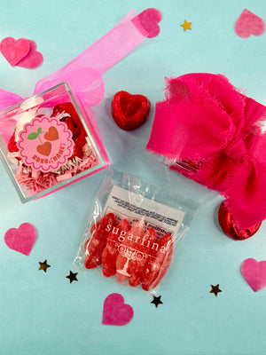 Personalized Valentine's Day Candy Cubes Set
