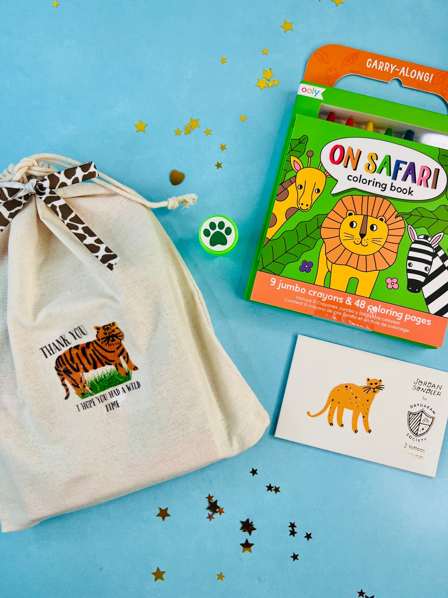 Pre-Made On Safari Party Animal Favor Set