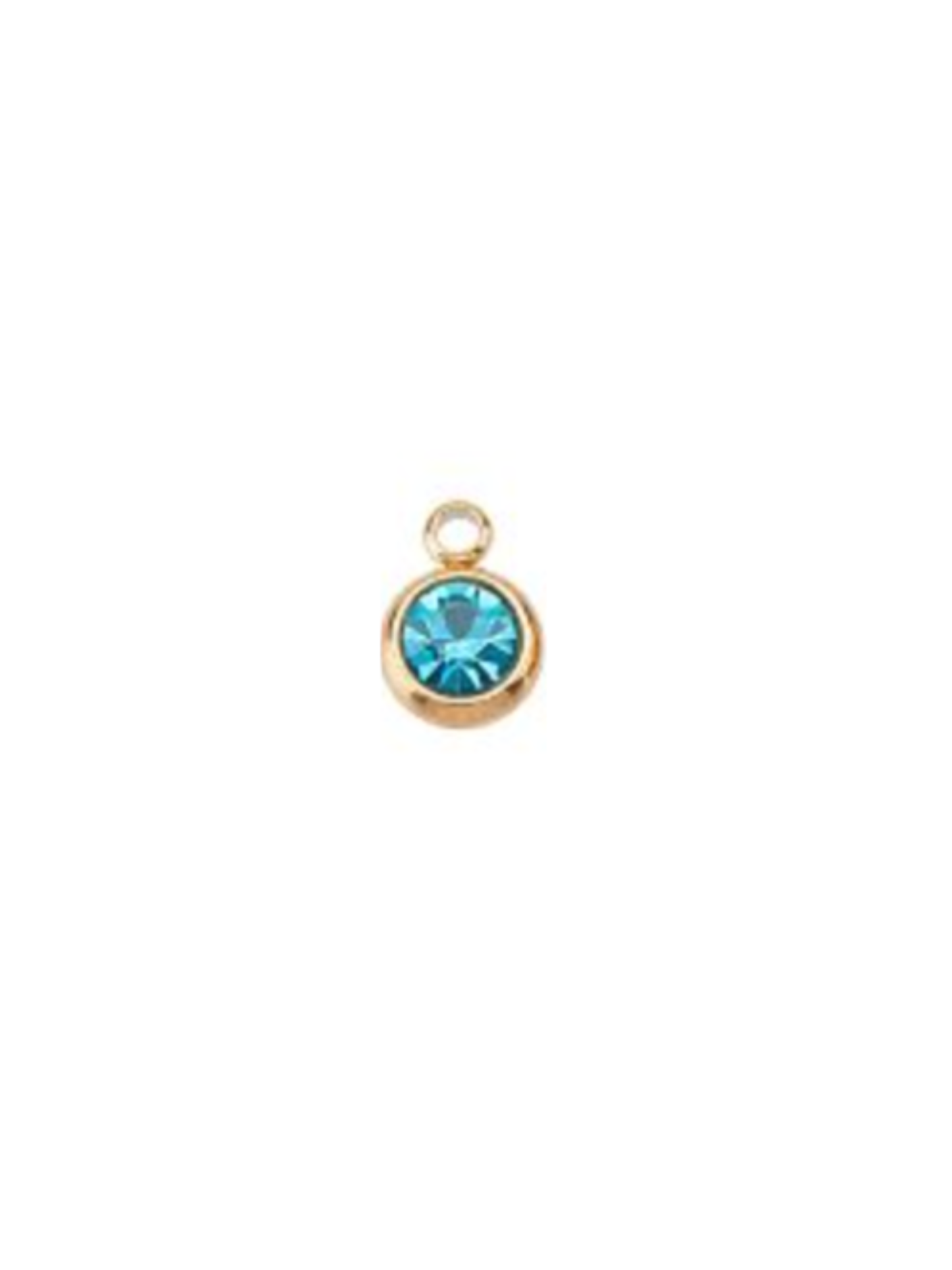 Gold ring with pearls and emeralds on a white background