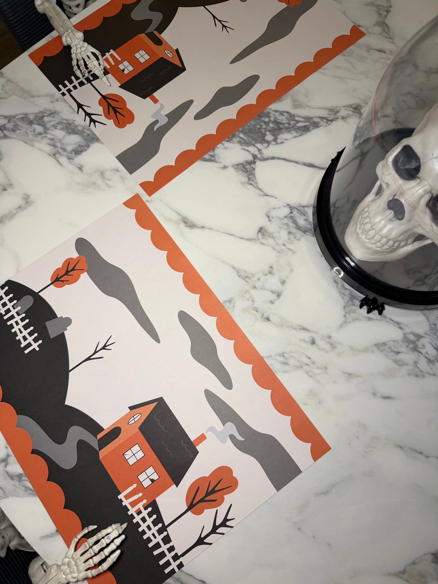 Halloween Placemat with Stickers