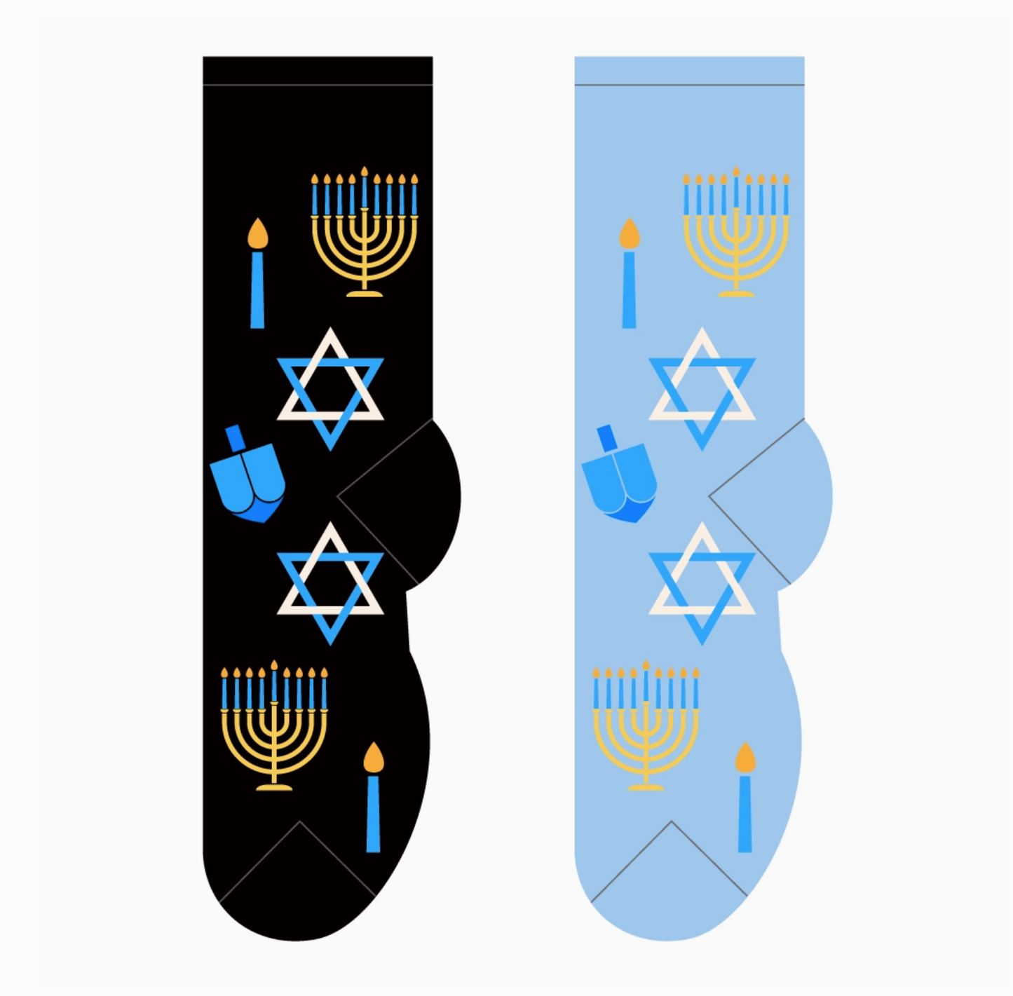 Happy Hanukkah Socks