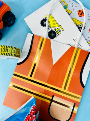 Construction Work Zone Pre-Made Party Favor Set