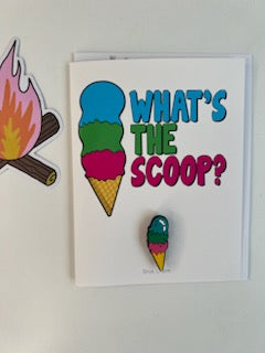 What's The Scoop - Shoe Charm