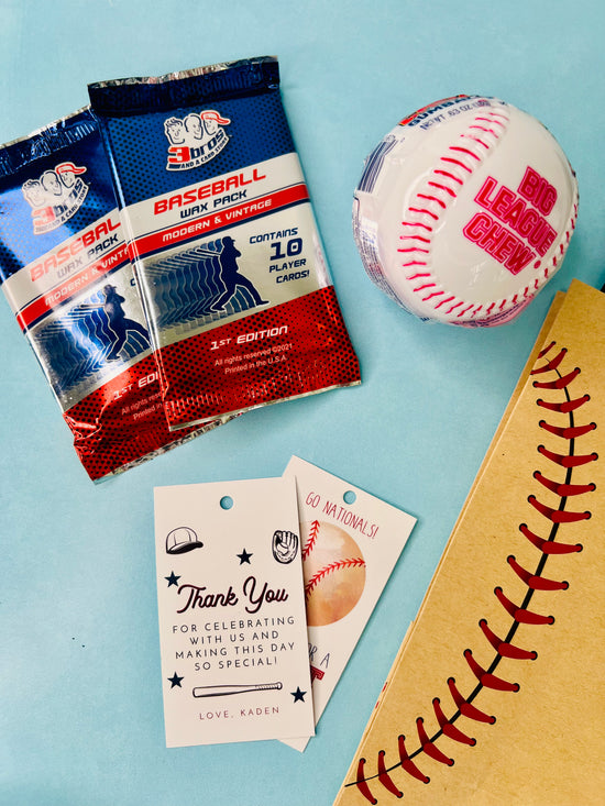 Pre-Made Baseball Season Party Favor Set