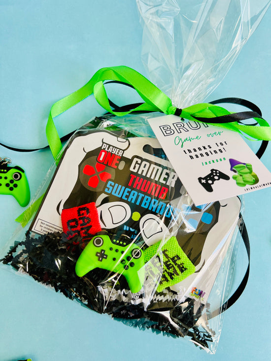 Pre-Made Bruh Gamer Party Favor Set