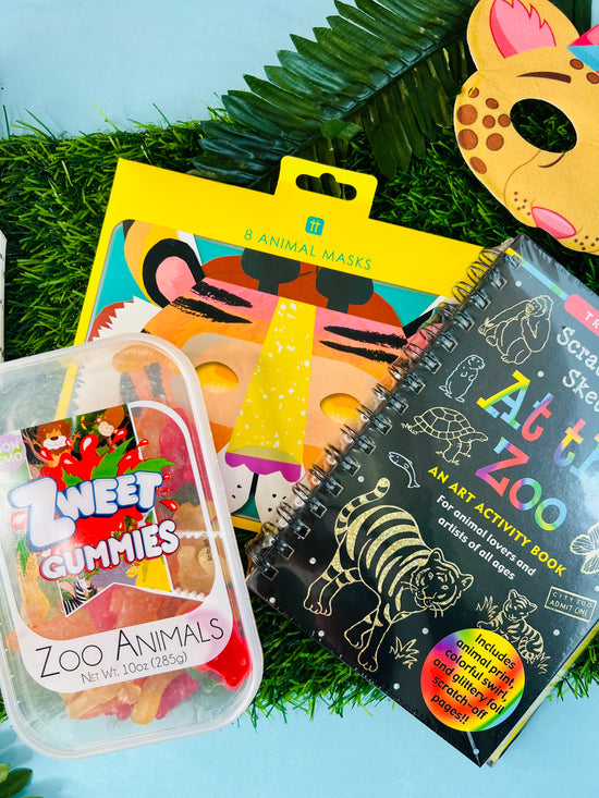 Pre-Made At The Zoo Party Favor Set