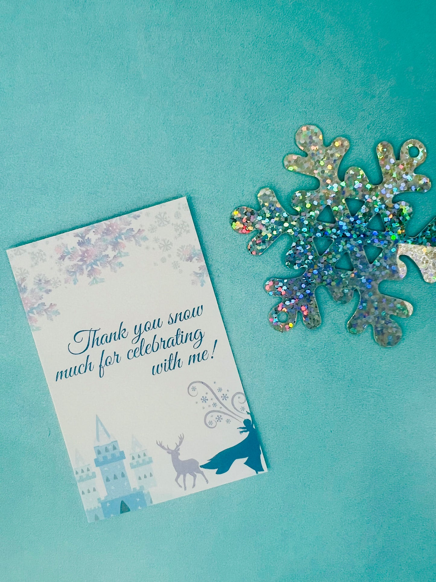Pre-Made Thank You Snow Much Party Favor Set