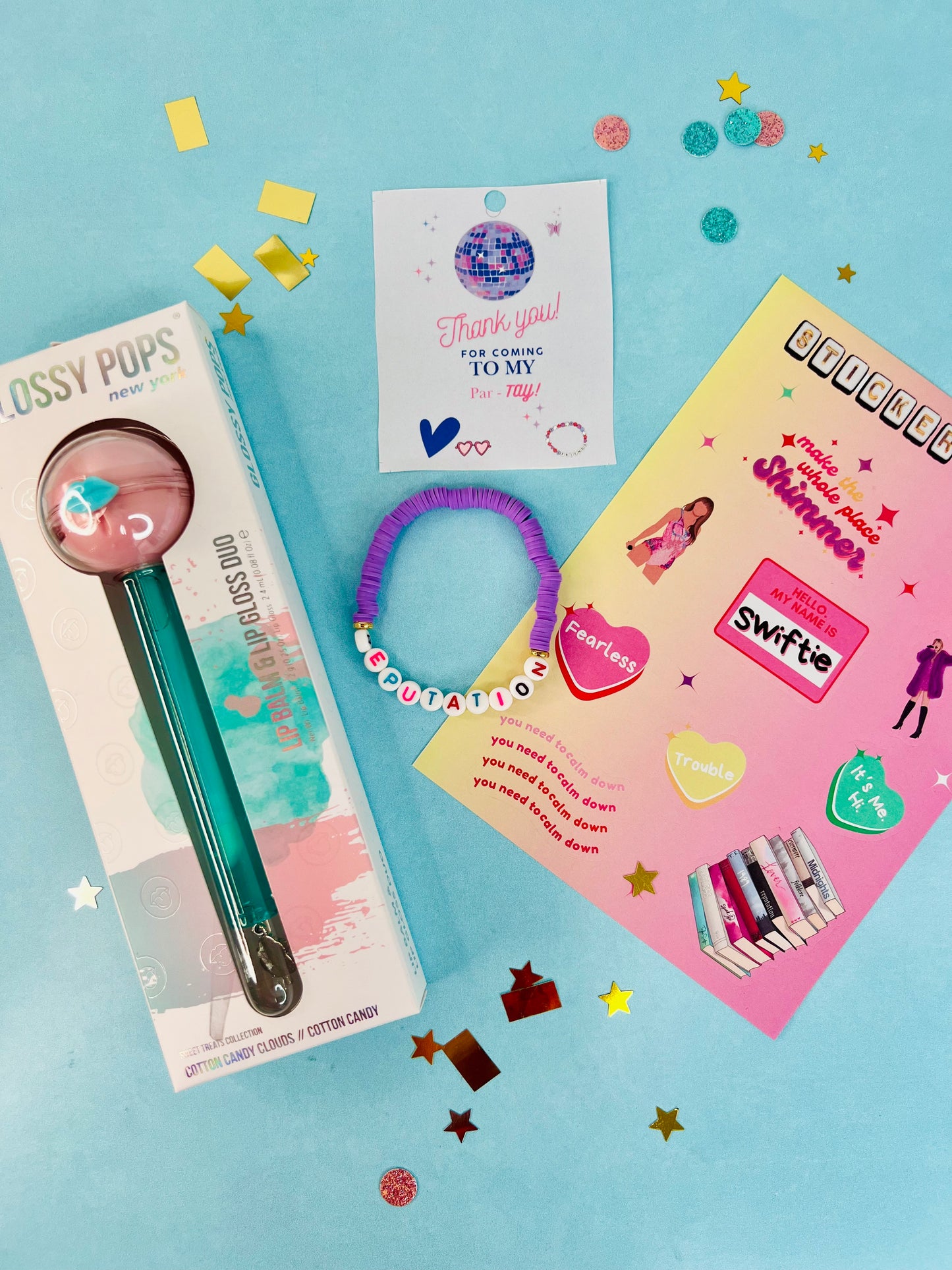 Pre-Made Swiftie Party Favor Set