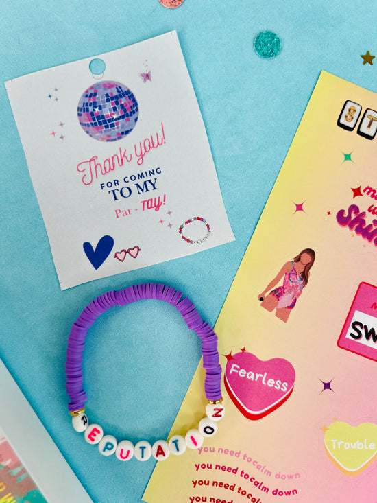 Pre-Made Swiftie Party Favor Set
