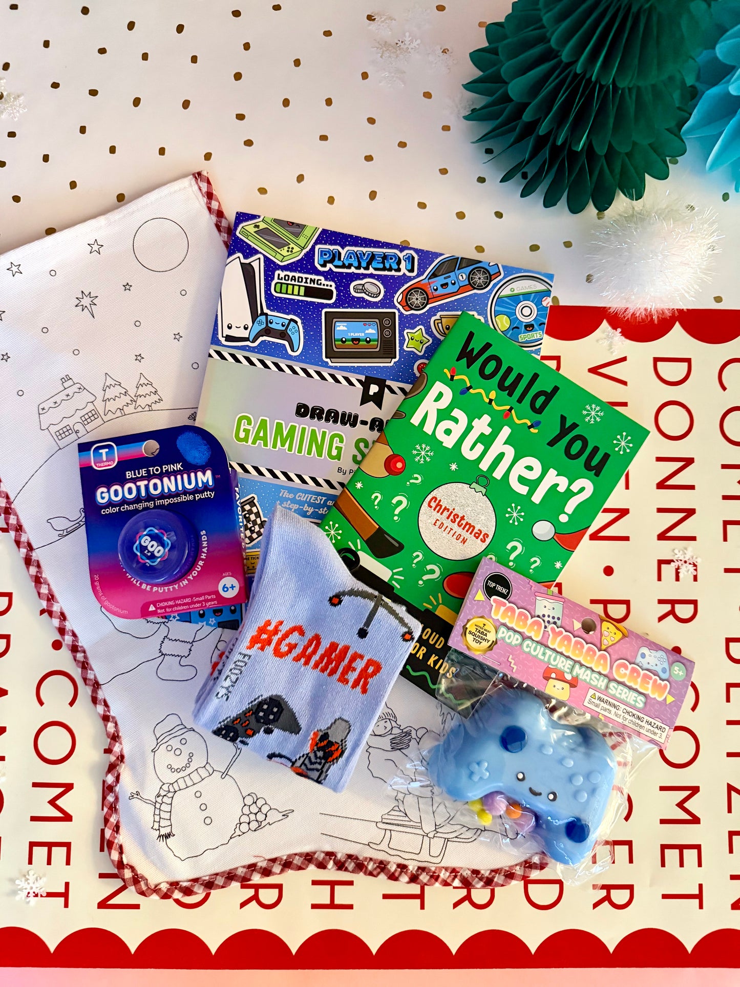 Pre-Made Holiday Stocking Stuffer Bundle - Gamer