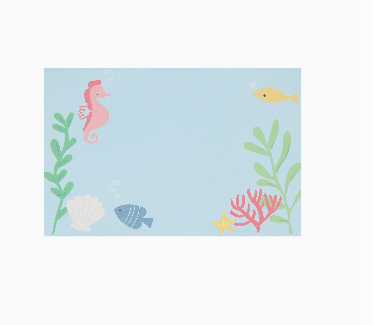 Under the Sea Kids Valentine's Cards & Erasers Set