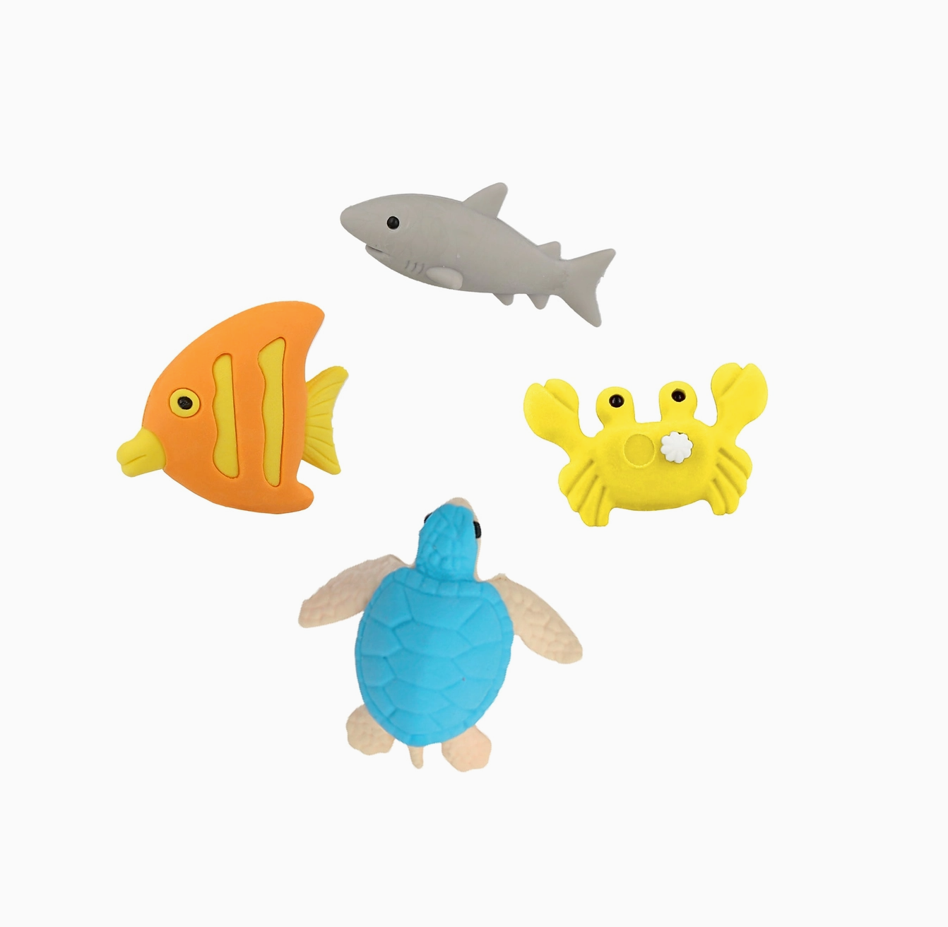 Under the Sea Kids Valentine's Cards & Erasers Set