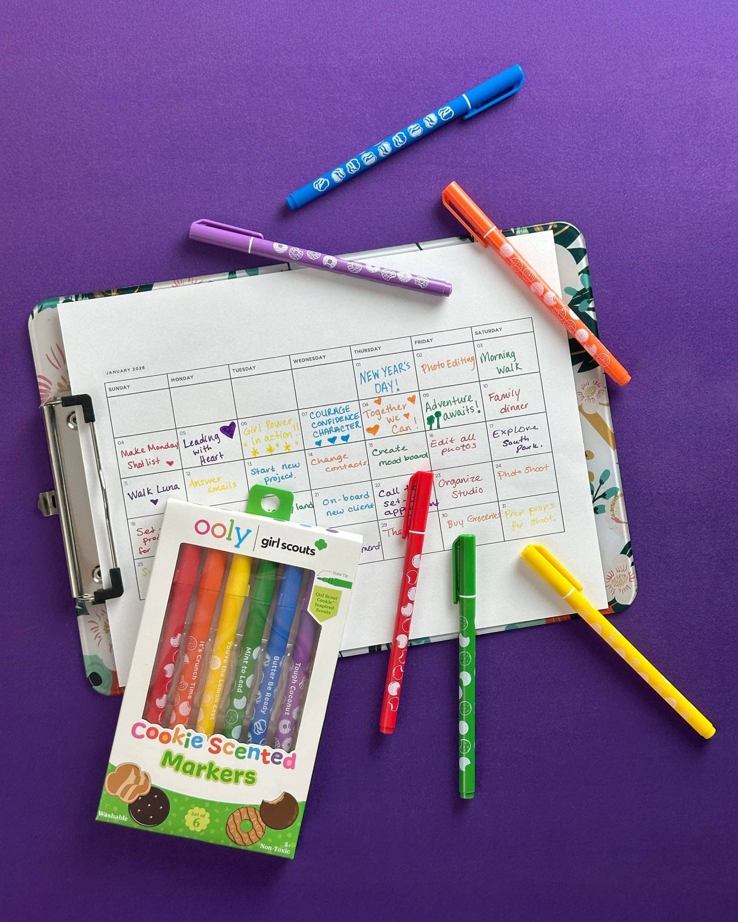 OOLY x Girl Scouts Cookie Scented Gel Pens