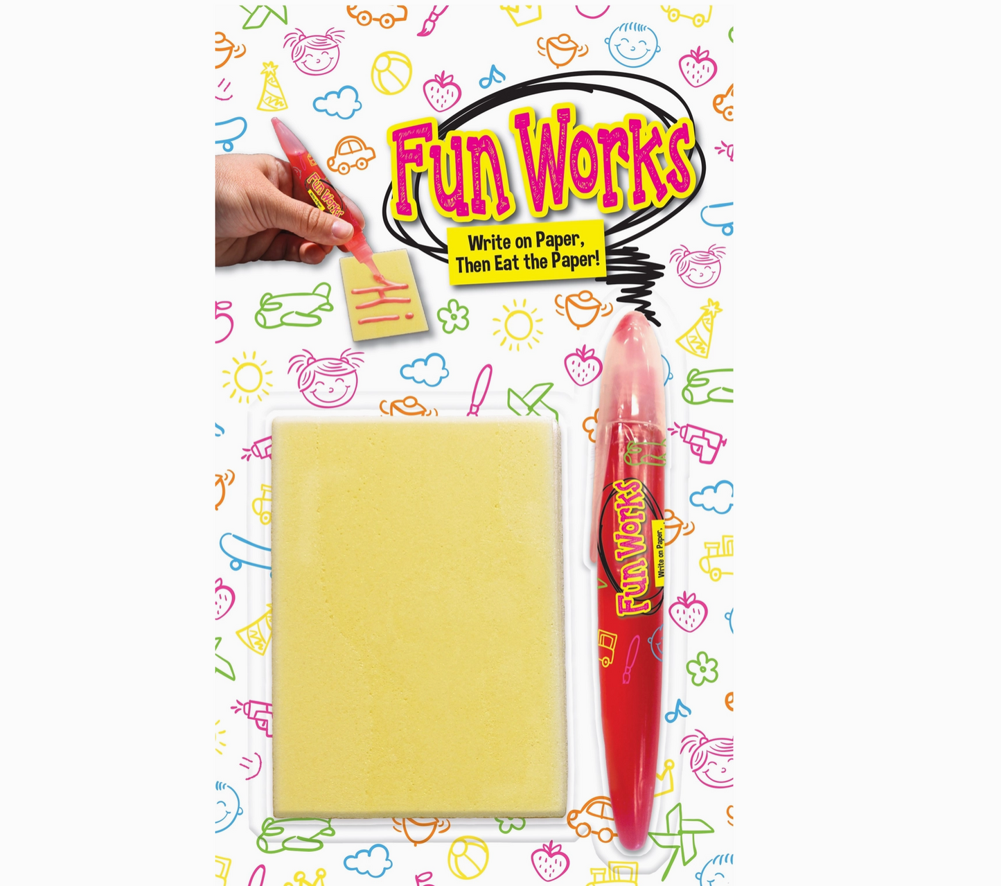 fun works paper to draw on and eat the paper