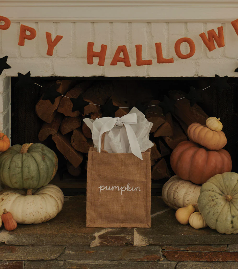 Reusable Pumpkin Gift Tote