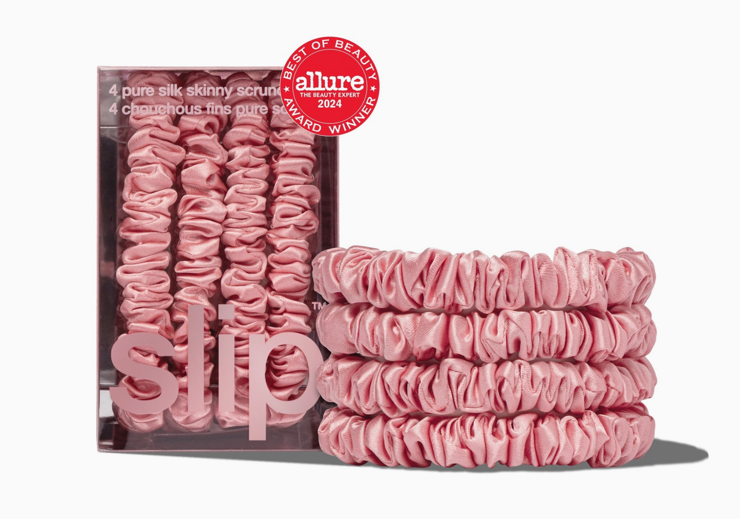 Rose Skinny Scrunchies