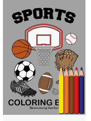 Sports Coloring Books For Kids Ages 8-12: 35 Fantastic