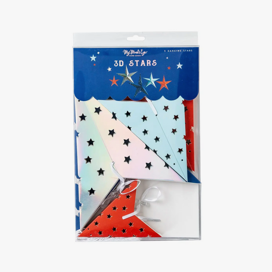 Sparklers and Rockets Decorative Hanging Stars