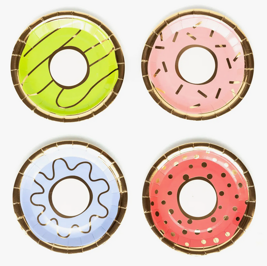 Basic Donuts 7" Plates
