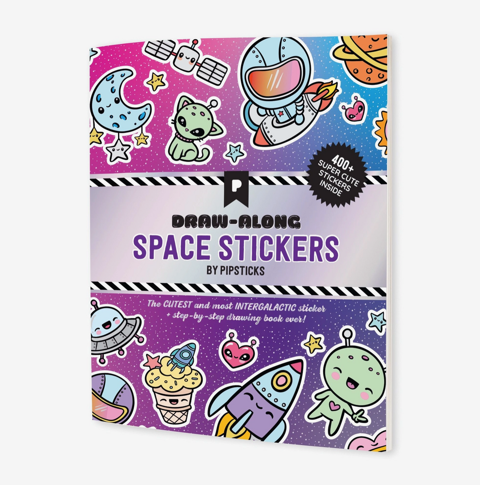 
            
                Load image into Gallery viewer, Draw-Along Space Sticker Book
            
        