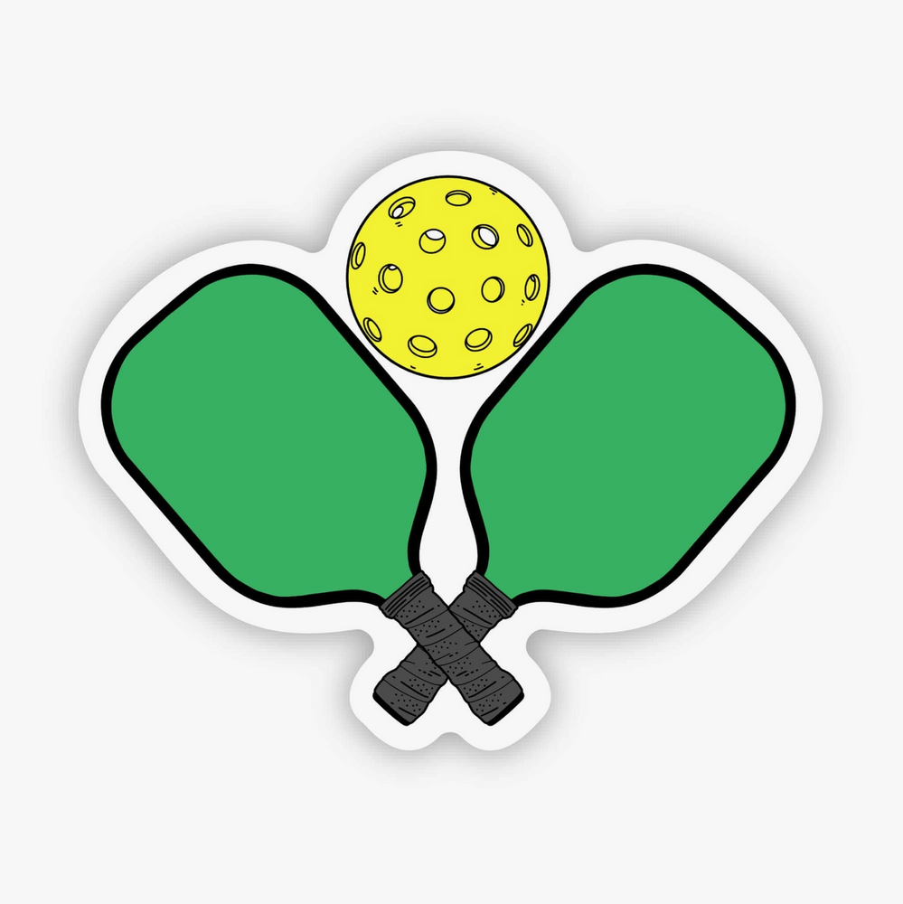 Pickleball Paddles Vinyl Sticker