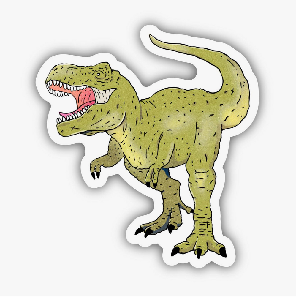 Tyrannosaurus Dinosaur Vinyl Sticker