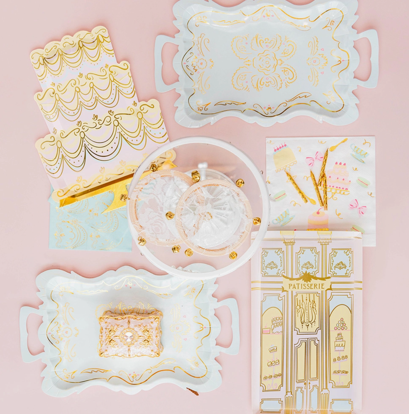 Load image into Gallery viewer, Let Them Eat Cake Large &amp;quot;Patisserie&amp;quot; Plates
