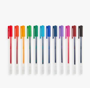 Ooly Oh My Glitter! Retractable Gel Pens - Set of 12