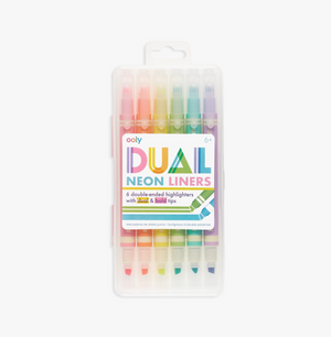 Dual Liner Double-Ended Highlighters