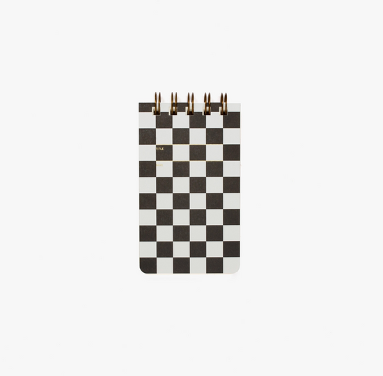 Task Pad - Checker Black